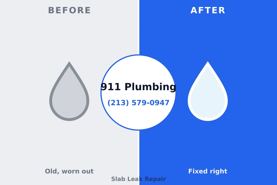 Before and after: plumbing repair Lake Odessa, MI